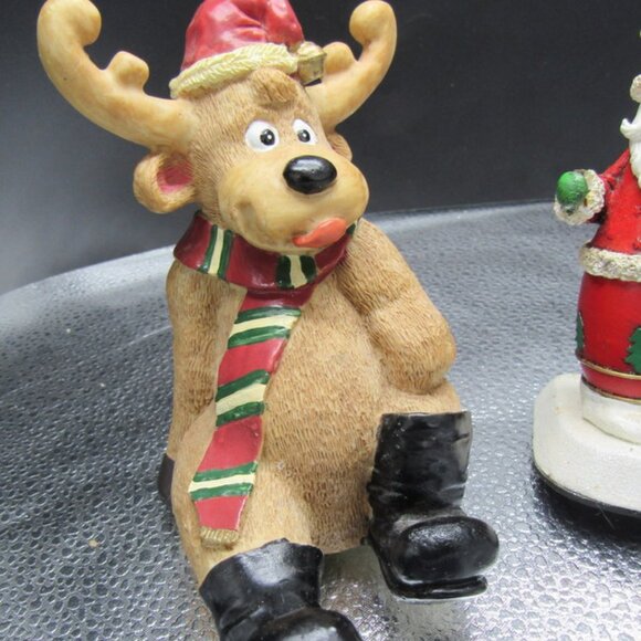 Vintage Christmas Stocking Holders x Two. - Picture 2 of 8